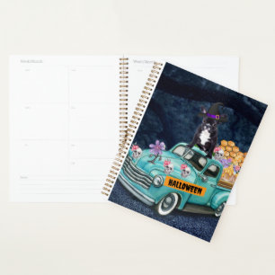 French Bulldog Halloween Truck Scary Night Planner