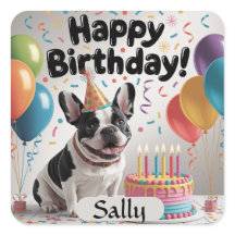 French Bulldog Happy Birthday