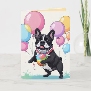 French Bulldog Happy Day Französische Bulldogge Card
