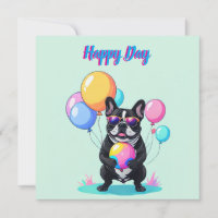 French Bulldog Happy Day Französische Bulldogge