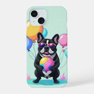 French Bulldog Happy Day Französische Bulldogge iPhone 15 Case