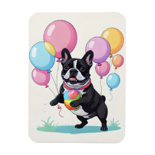 French Bulldog Happy Day Französische Bulldogge Magnet