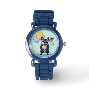 French Bulldog Happy Day Französische Bulldogge Watch