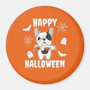 French Bulldog Happy Halloween Dog Costume Magnet