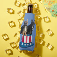 French Bulldog Hat Beverage Cooler