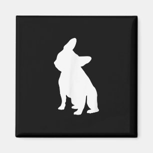 French Bulldog Head Tilt Apparel, Frenchie Head Magnet
