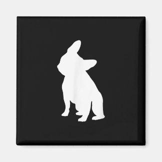French Bulldog Head Tilt Apparel, Frenchie Head Magnet