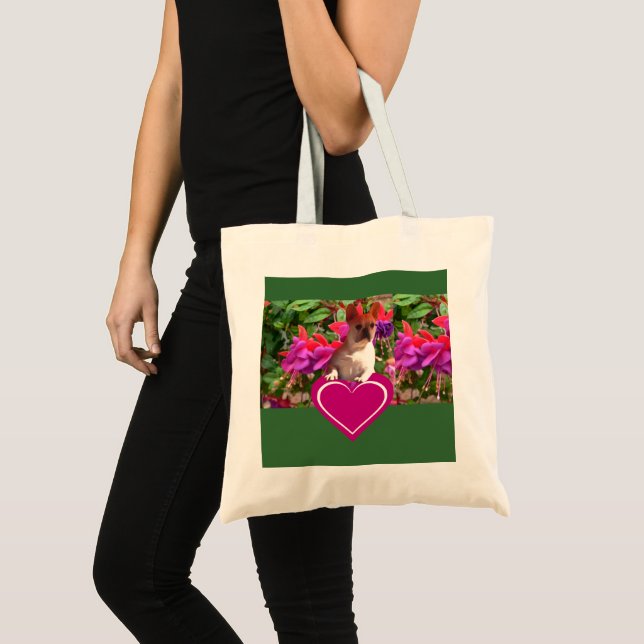 French Bulldog Heart French Bulldog Mother Tote Bag (Front (Product))