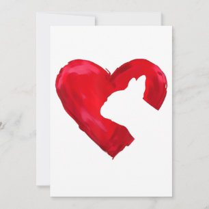 French Bulldog Heart Valentines Day Dog Lover