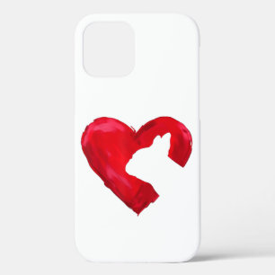 French Bulldog Heart Valentines Day Dog Lover iPhone 12 Pro Case