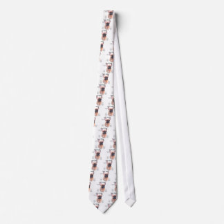 French Bulldog History Design Tie