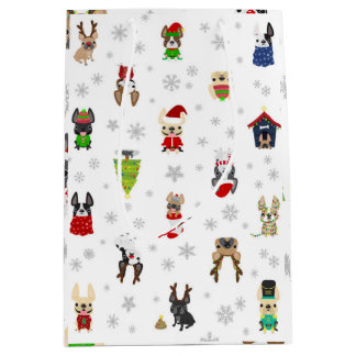 French Bulldog Holiday Gift Bag