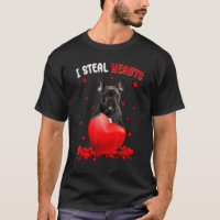 French Bulldog I Steal Hearts Cute Dog Hug Heart V