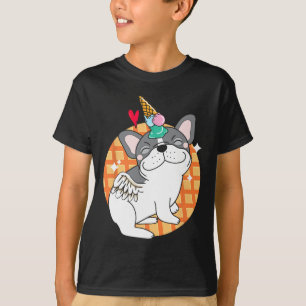 French Bulldog Ice Cream Frenchie Birthday T-Shirt