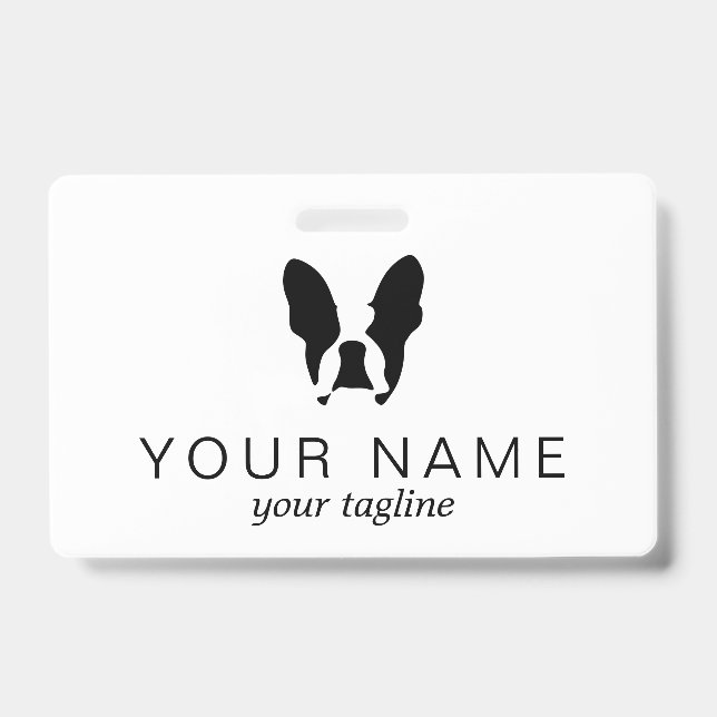 French bulldog ID badge (Front)