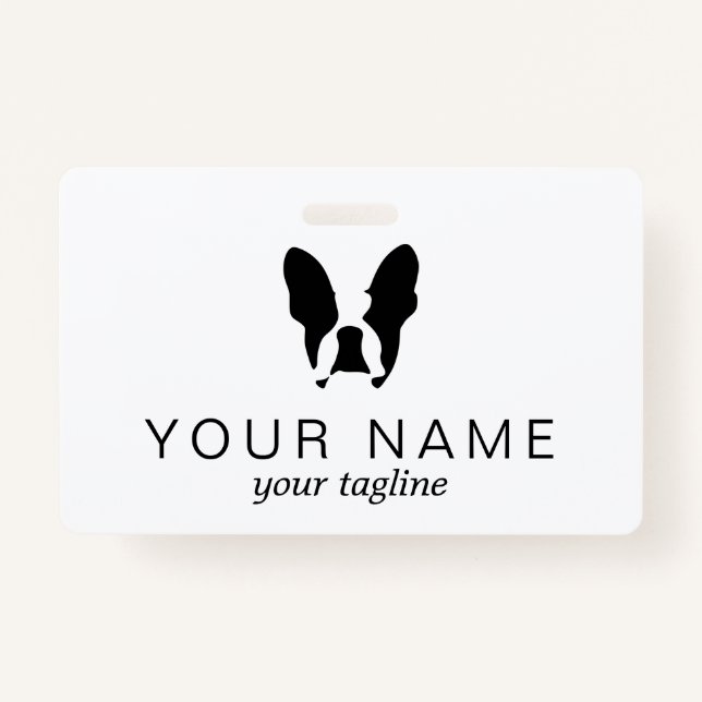 French bulldog ID badge (Front)