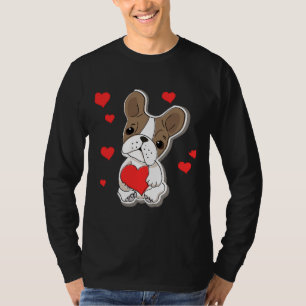 French Bulldog Illustration Funny Cute Puppy T-Shirt