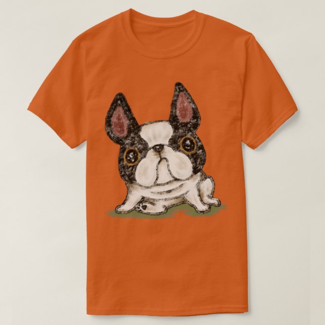 French Bulldog in a funny pose T-Shirt (Design Front)