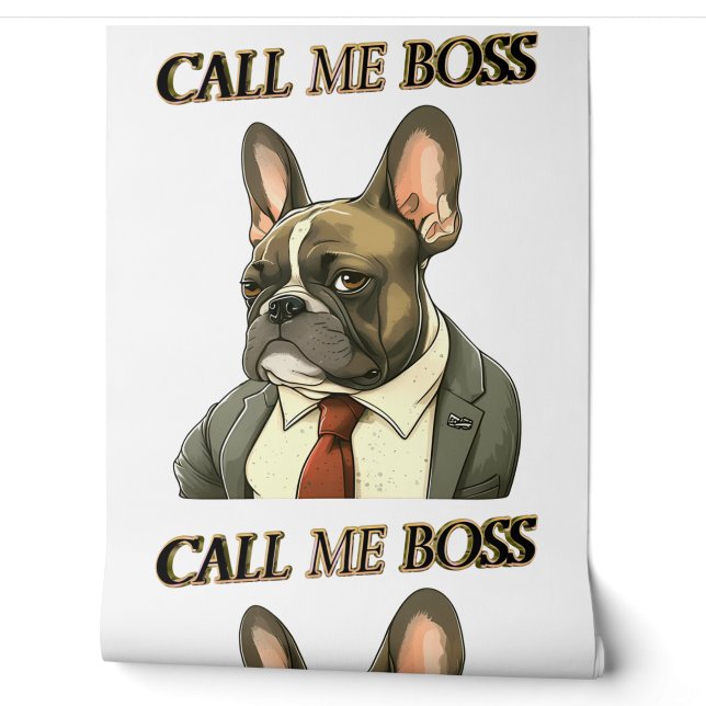 French Bulldog in a Suit   Wallpaper (Unrolling)
