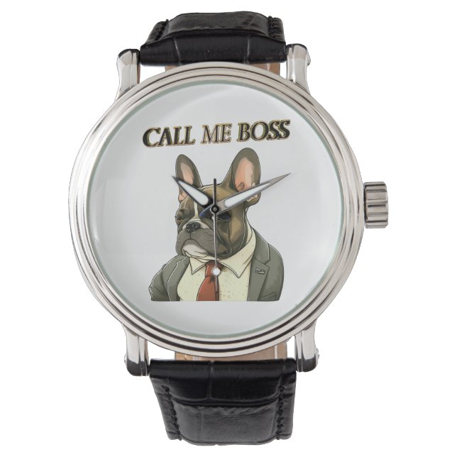 French Bulldog in a Suit   Watch (Front)
