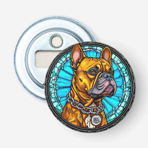 French Bulldog in Ornate Design Bottle Opener