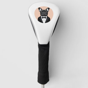 French Bulldog in Tuxedo Golf Head Cover