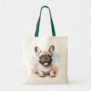 French Bulldog in watercolor Tote Bag