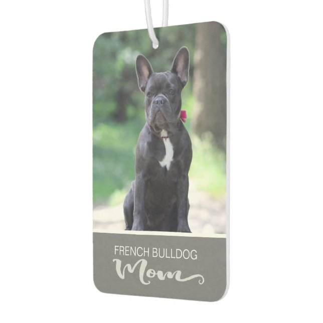 French Bulldog Insert Your Dog's Picture Car Air Freshener (Left)
