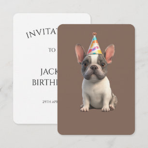 French Bulldog Invitation