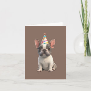 French Bulldog Invitation Card