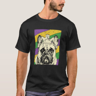 French Bulldog Jester Mardi Gras Dog Mom or Dad T-Shirt