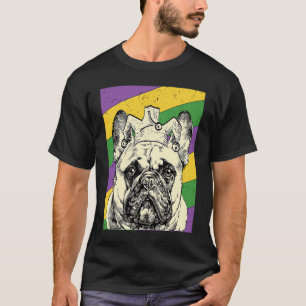 French Bulldog Jester Mardi Gras Dog Mum or Dad T-Shirt