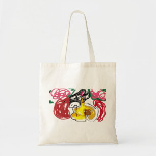 french bulldog  joy tote bag