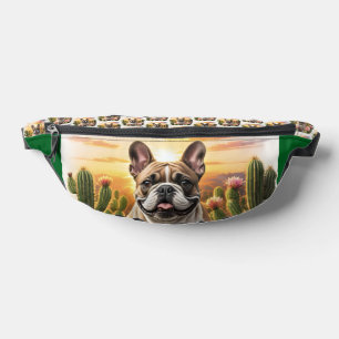 French Bulldog Kaktus Französische Bulldogge  Bum Bags