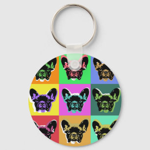French bulldog key ring