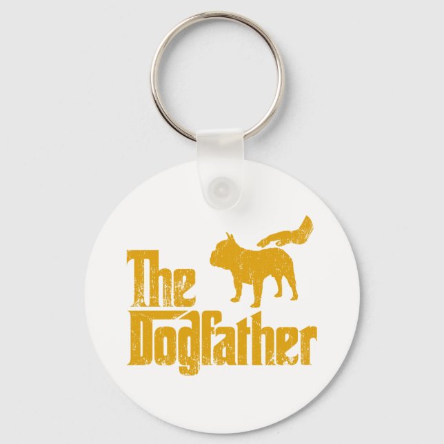 French Bulldog Key Ring (Front)