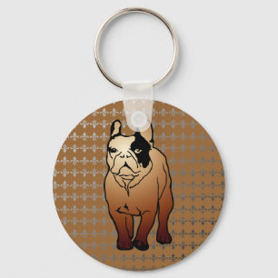 French Bulldog Key Ring