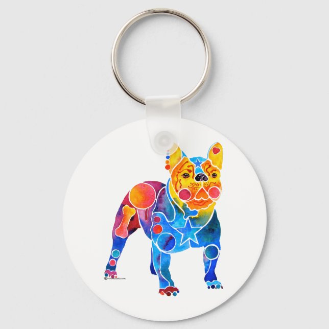 French Bulldog Key Ring (Front)