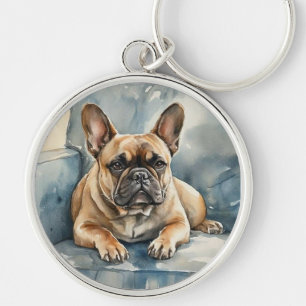 French Bulldog Key Ring
