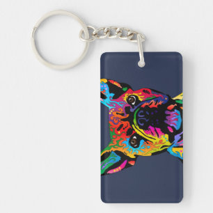 French Bulldog Key Ring