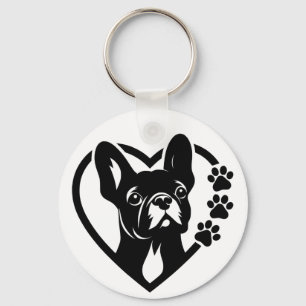 French Bulldog Key Ring