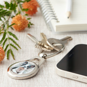 French Bulldog Key Ring