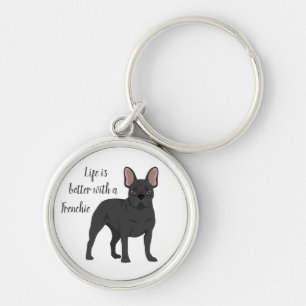 French bulldog key ring