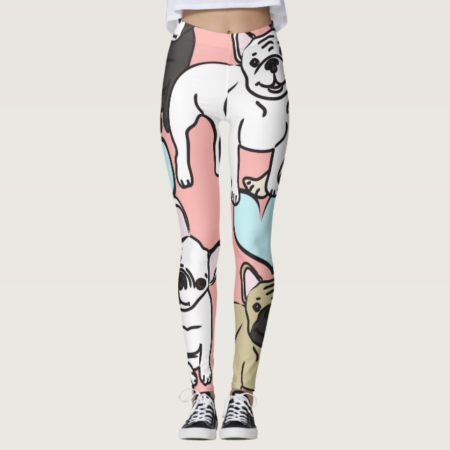 French bulldog leggings (Front)