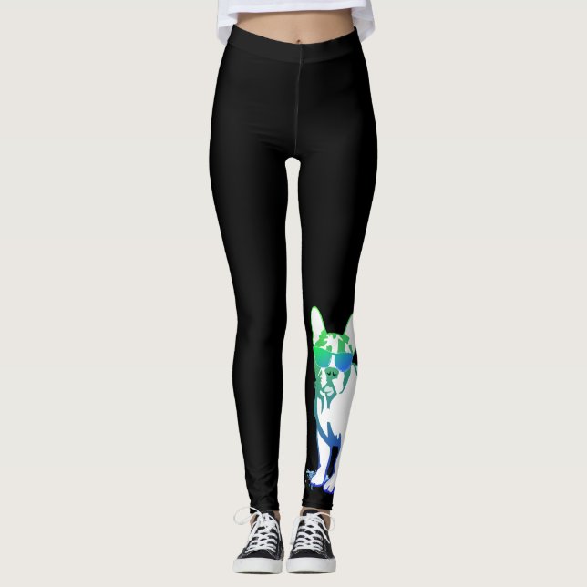 French Bulldog Leggings (Front)