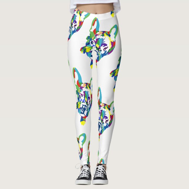 French Bulldog Leggings (Front)