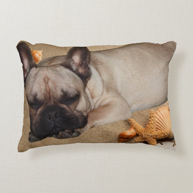 French Bulldog Leisure French Bulldog Decorative Cushion (Front)
