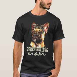French Bulldog Leopard Bandanna Dog T-Shirt