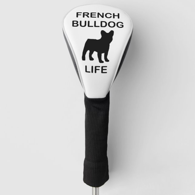 french bulldog life golf head cover (Front)