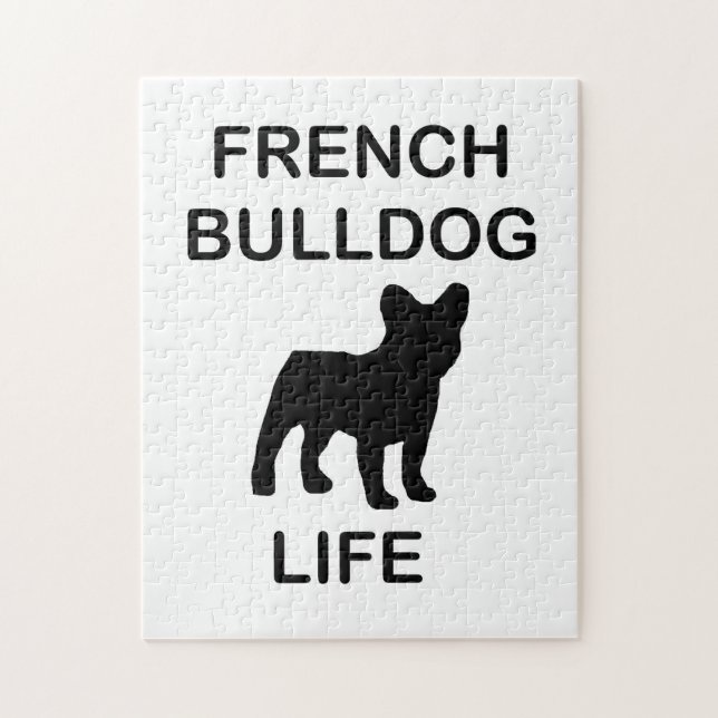 french bulldog life jigsaw puzzle (Vertical)